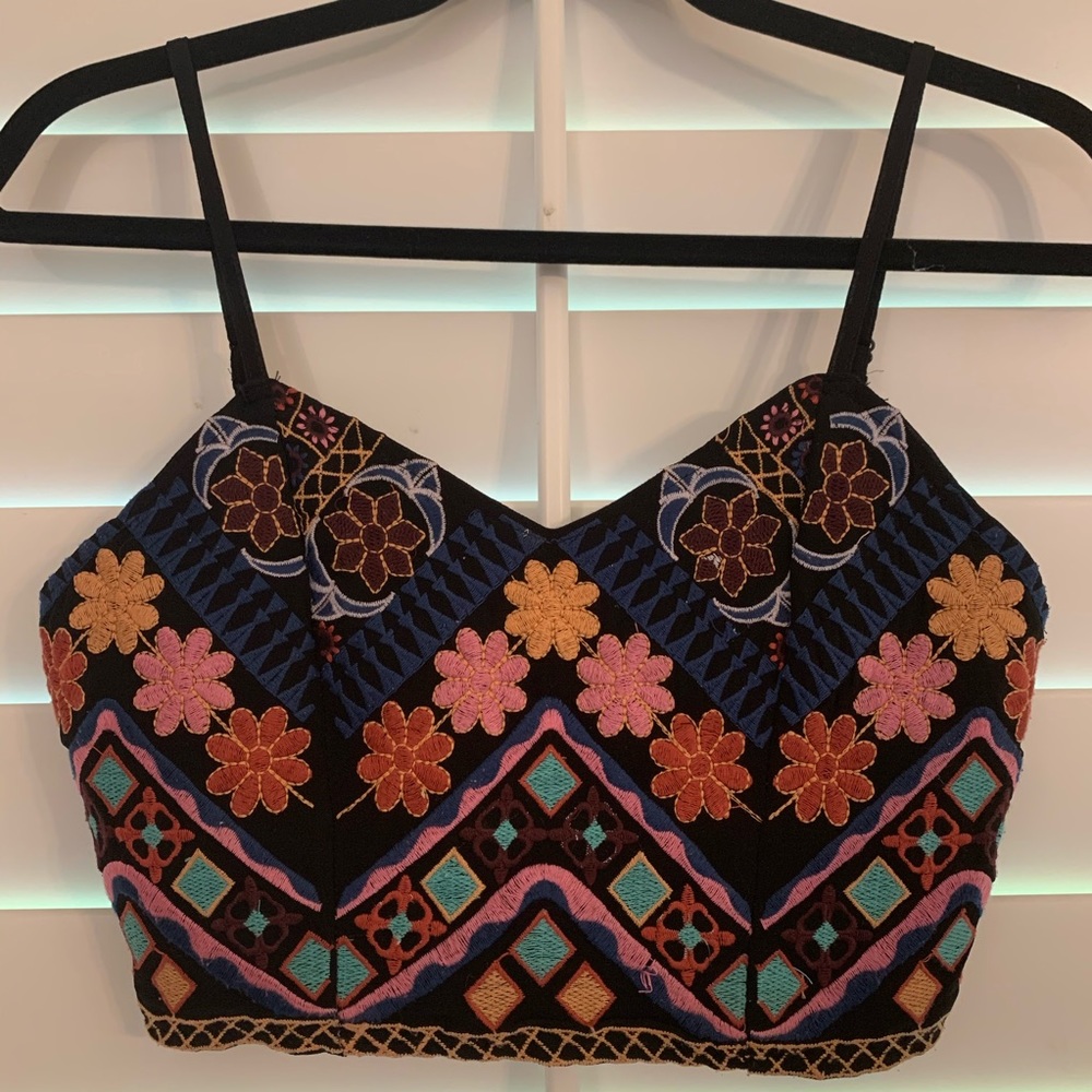 Embroidered Tank Top